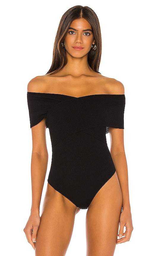 view 2 of 5 Gina Sweater Bodysuit in Black