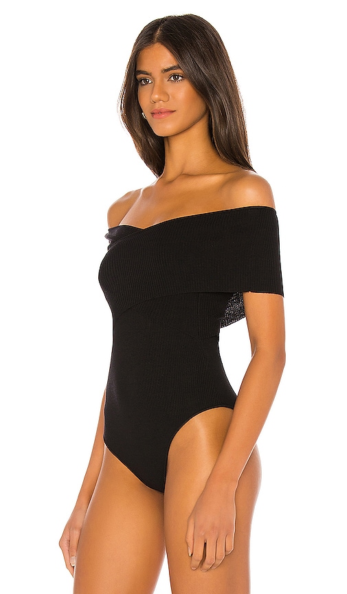 view 3 of 5 Gina Sweater Bodysuit in Black