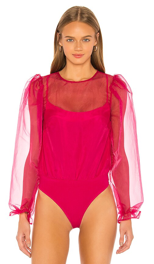 view 2 of 5 Tao Bodysuit in Hot Pink