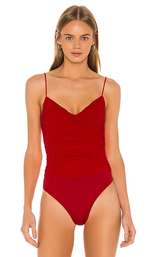 view 2 of 5 Alexis Bodysuit in Red