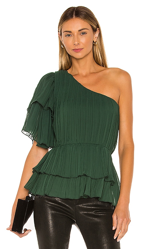 view 1 of 5 Silas Top in Emerald Green