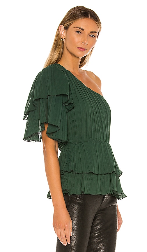 view 2 of 5 Silas Top in Emerald Green
