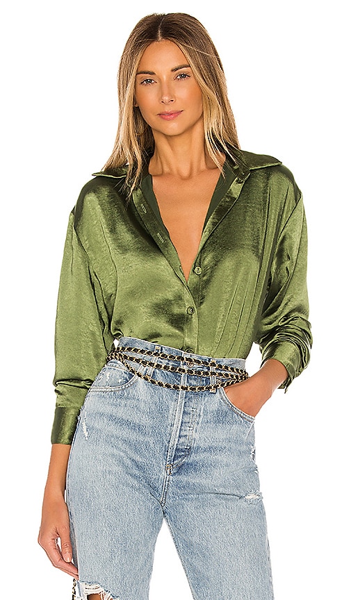 view 1 of 4 Salina Top in Olive Green