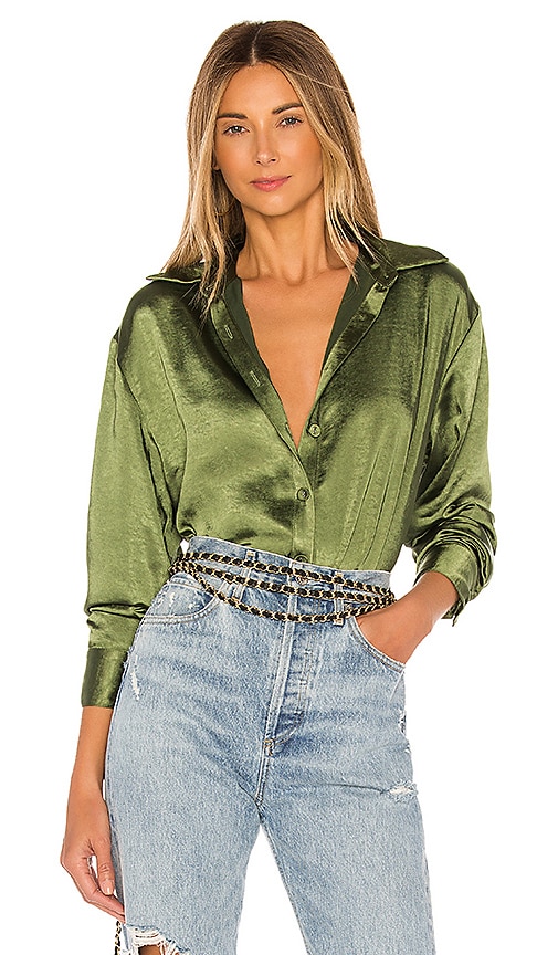 Lovers and Friends Salina Top in Olive Green