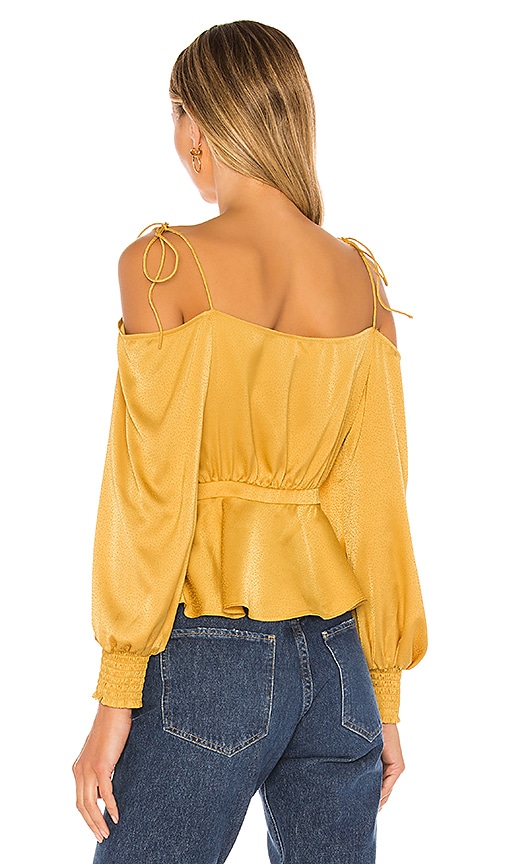 view 3 of 5 Hopeless Romantic Top in Yellow