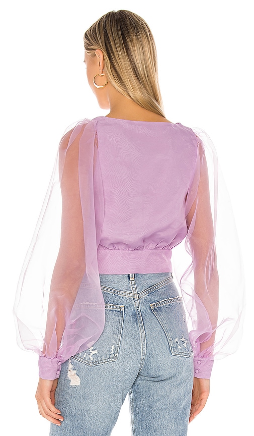 view 3 of 4 Mi Amor Top in Lilac