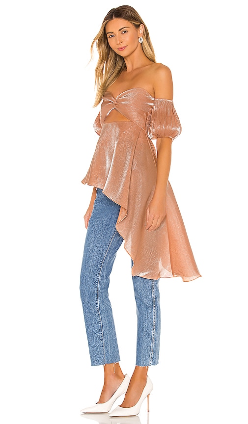 view 3 of 5 Rola Top in Peach Pink