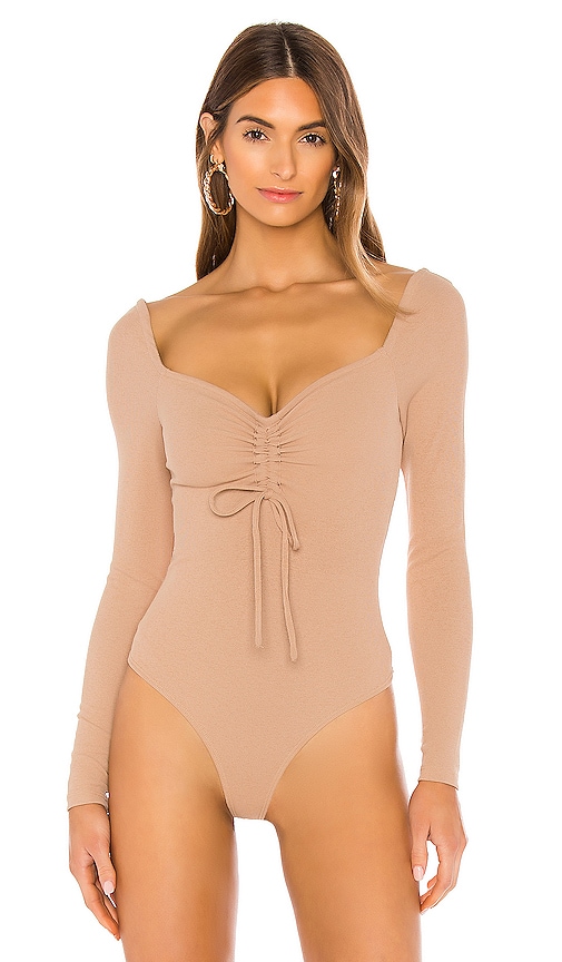 view 2 of 5 Isabella Bodysuit in Warm Taupe