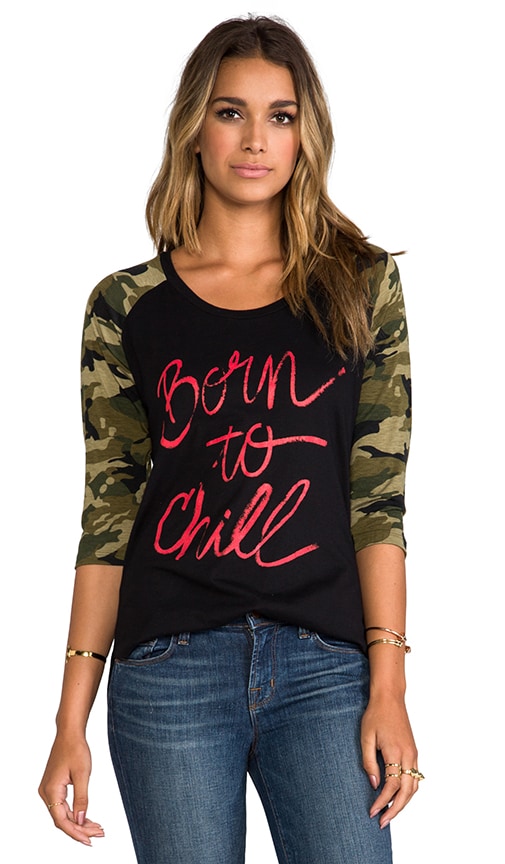 for REVOLVE Born To Chill Baseball Tee