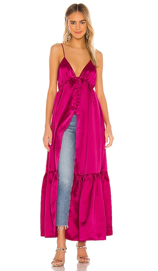 view 1 of 3 Dawson Maxi Top in Magenta Pink