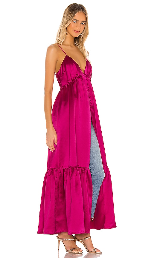 view 2 of 3 Dawson Maxi Top in Magenta Pink