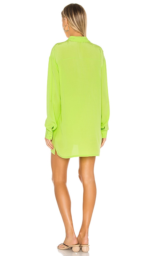 view 4 of 4 Strand Shirt in Neon Lime Green