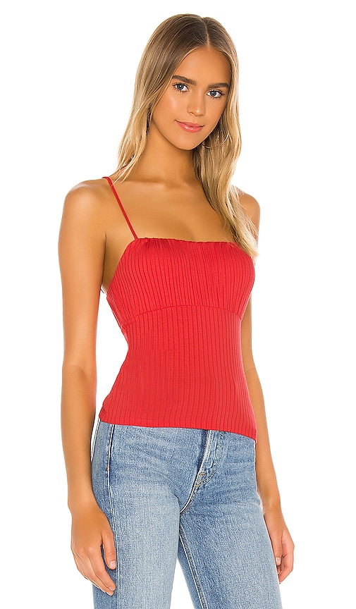 view 2 of 5 Mila Top in Red Orange