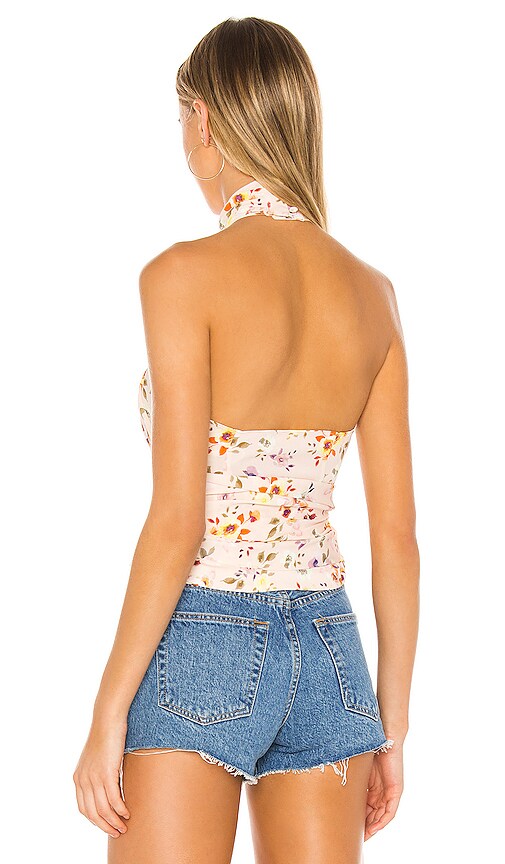 view 3 of 4 The Darci Top in Multi Poppy Floral