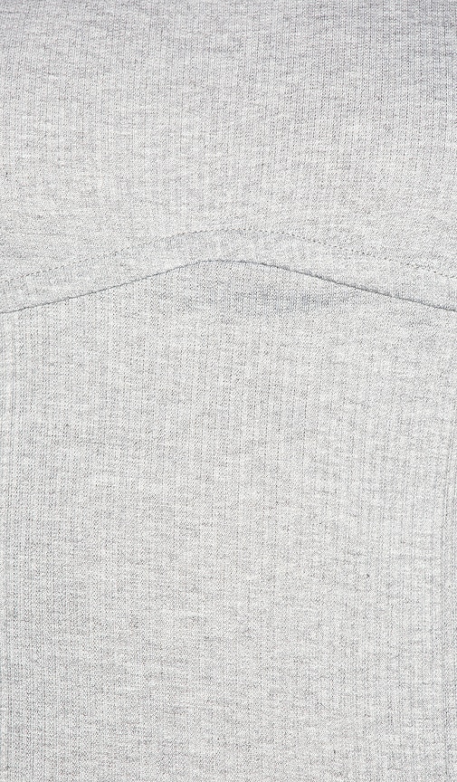 view 5 of 5 Sunny Ribbed Tee in Heather Grey