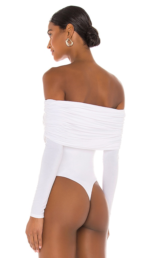 view 4 of 5 Fatima Bodysuit in White