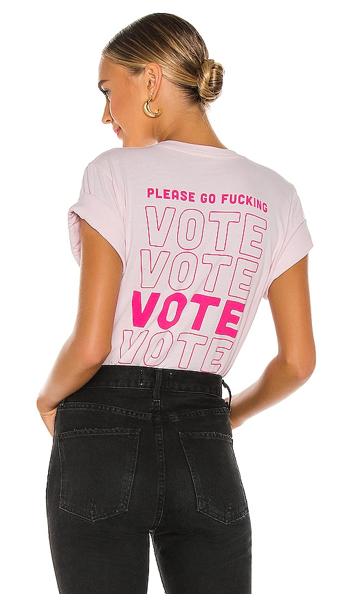view 1 of 6 Go Vote Tee in Pink