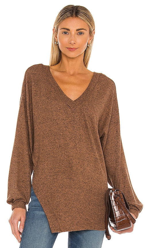 view 1 of 4 Horace Top in Deep Taupe