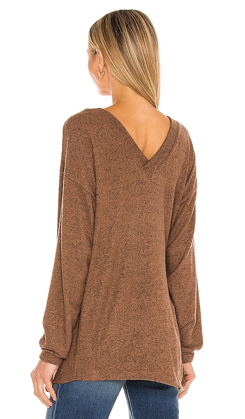 view 3 of 4 Horace Top in Deep Taupe