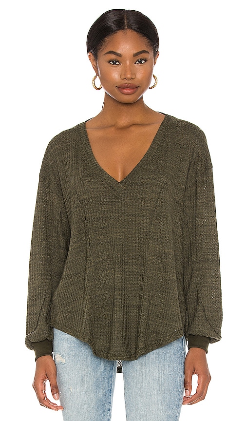 view 1 of 4 Carina Top in Military Green