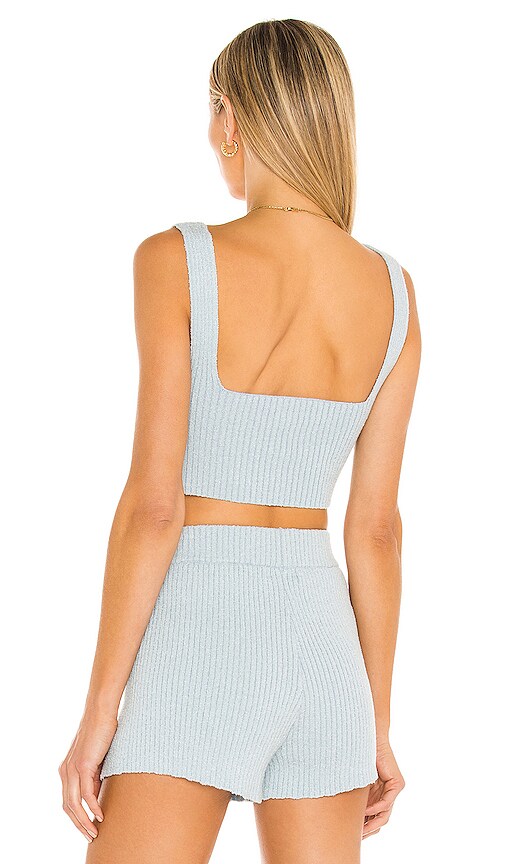 view 3 of 4 Catalina Crop Top in Powder Blue