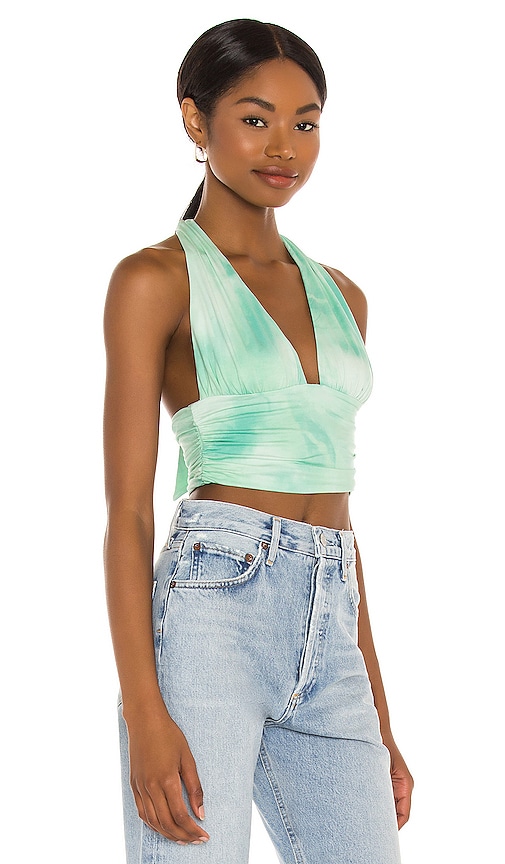 view 2 of 4 Venice Top in Seafoam Tie Dye