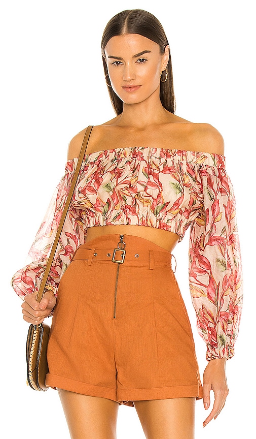 view 1 of 4 Bosworth Top in Emory Tropical Print