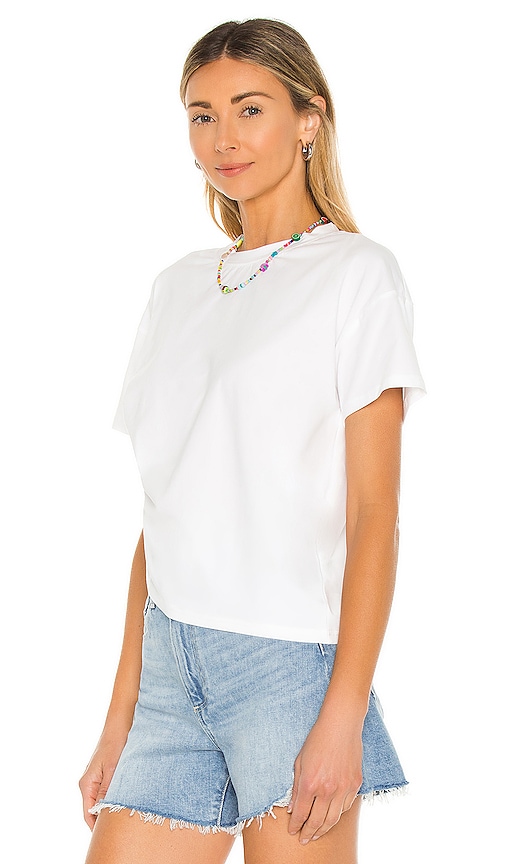 view 3 of 5 Carina Ruched Tee in White