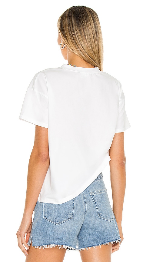 view 4 of 5 Carina Ruched Tee in White