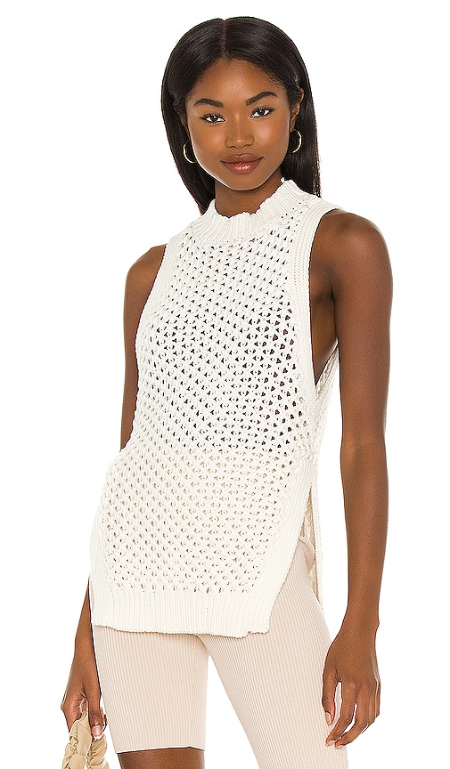 view 1 of 4 Oscar Knit Top in Ivory