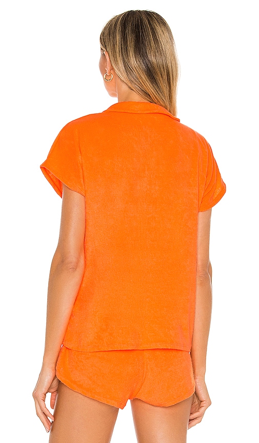 view 3 of 4 Elena Shirt in Orange