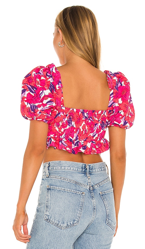 view 3 of 4 Brady Cropped Top in Tawny Floral