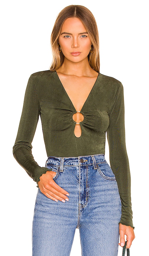 view 1 of 4 Marais Top in Olive Green