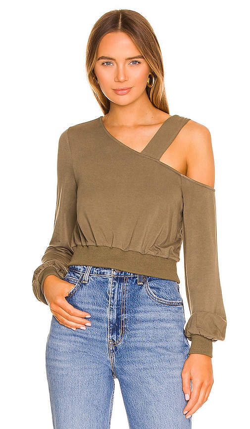 view 1 of 4 Rosaline Top in Olive Green