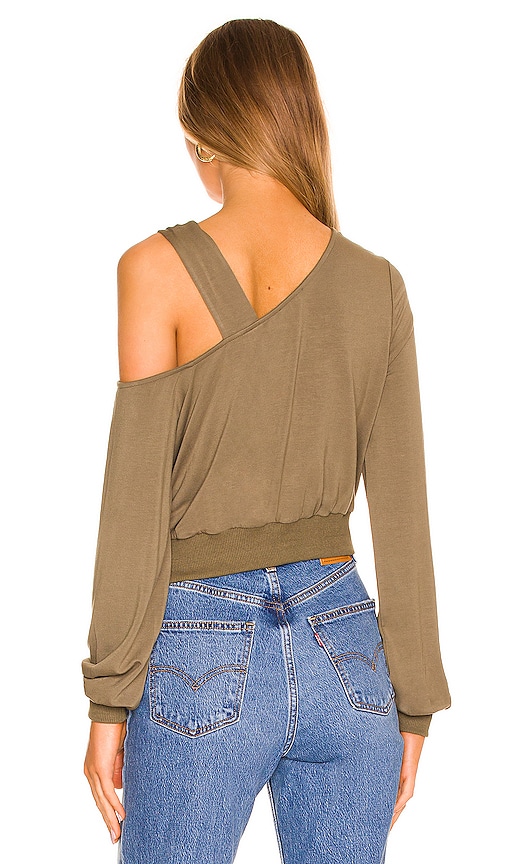 view 3 of 4 Rosaline Top in Olive Green