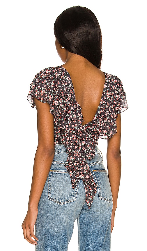 view 3 of 4 Sylviana Top in Martine Bloom Floral