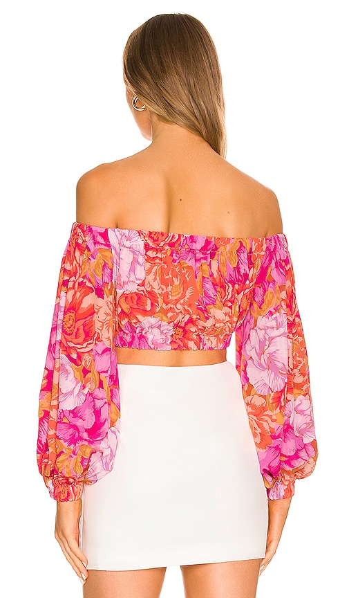 view 3 of 4 Bosworth Top in Chai Floral Print