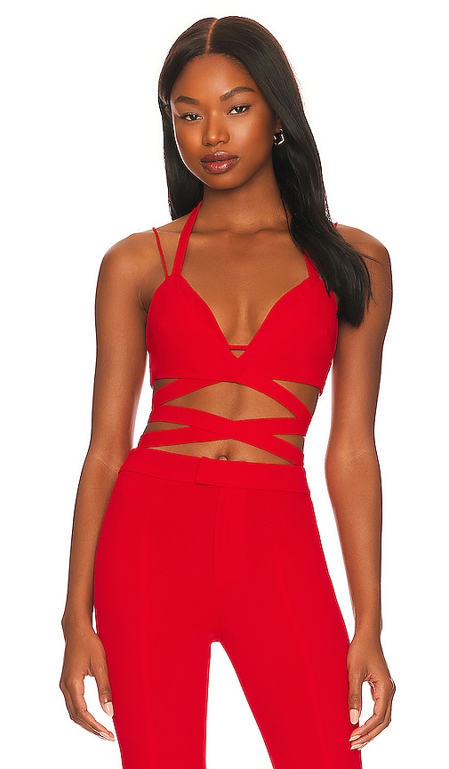 view 1 of 4 Imani Top in Red