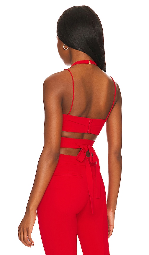 view 3 of 4 Imani Top in Red