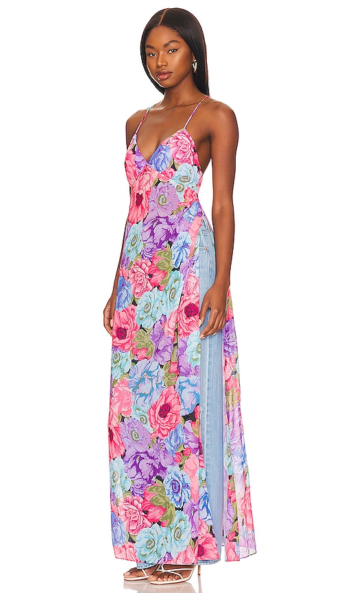 view 3 of 4 Wilshire Maxi Tank in Kim floral