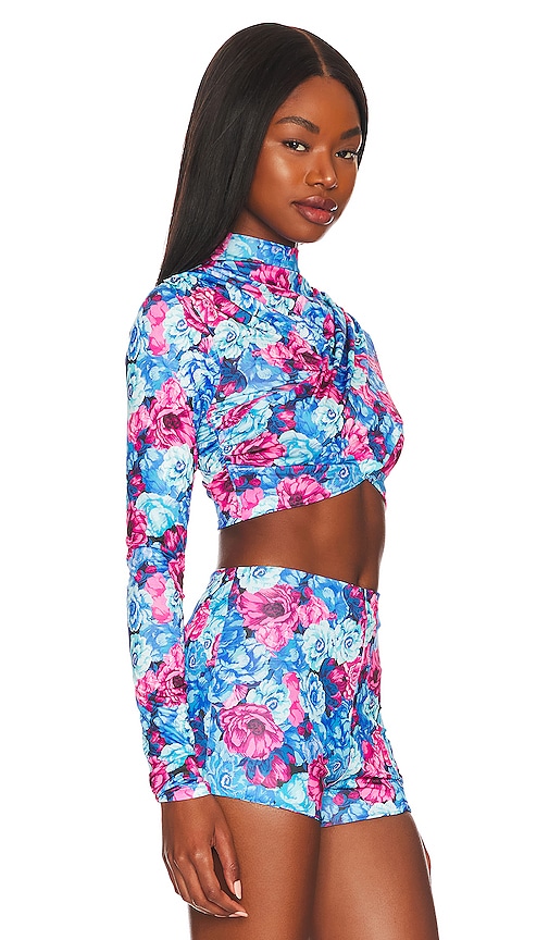 view 2 of 4 Sunset Crop Top in Kate Floral