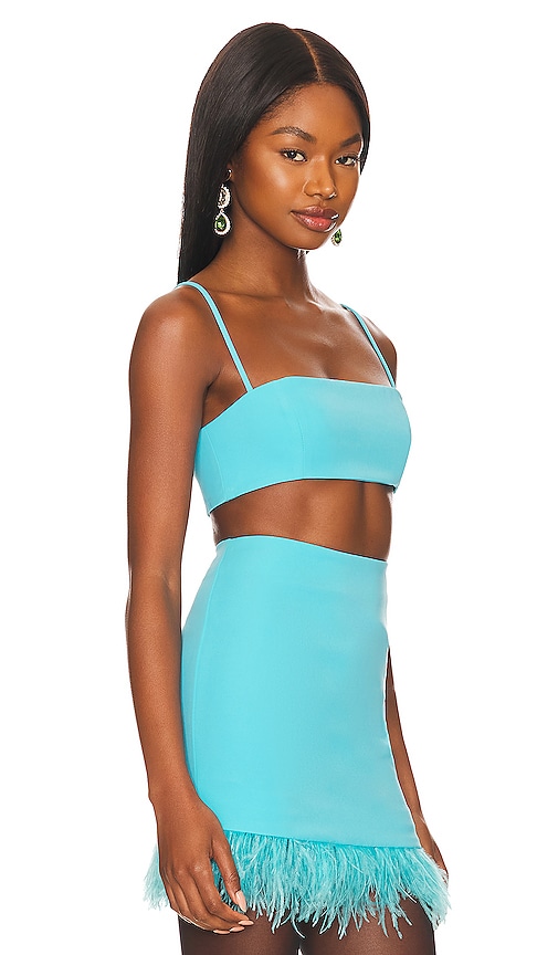 view 2 of 4 Westlake Bralette Top in Turquoise Blue