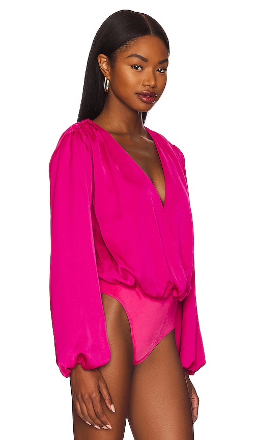 view 3 of 5 Megan Bodysuit in Hot Pink