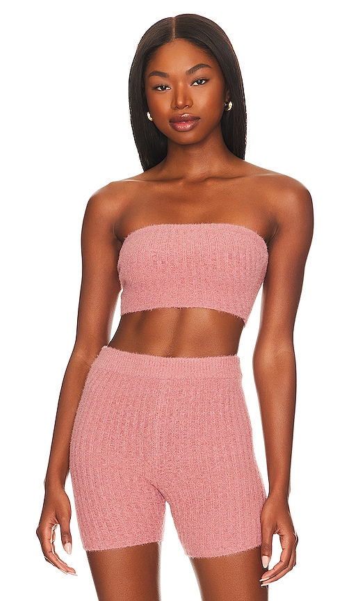 view 1 of 4 Reign Cropped Tube Top in Mauve