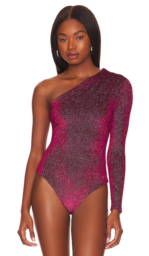 view 2 of 6 Vika Bodysuit in Burgundy