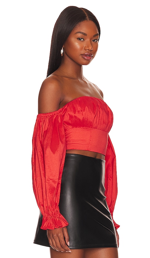 view 2 of 4 Fraya Top in Red