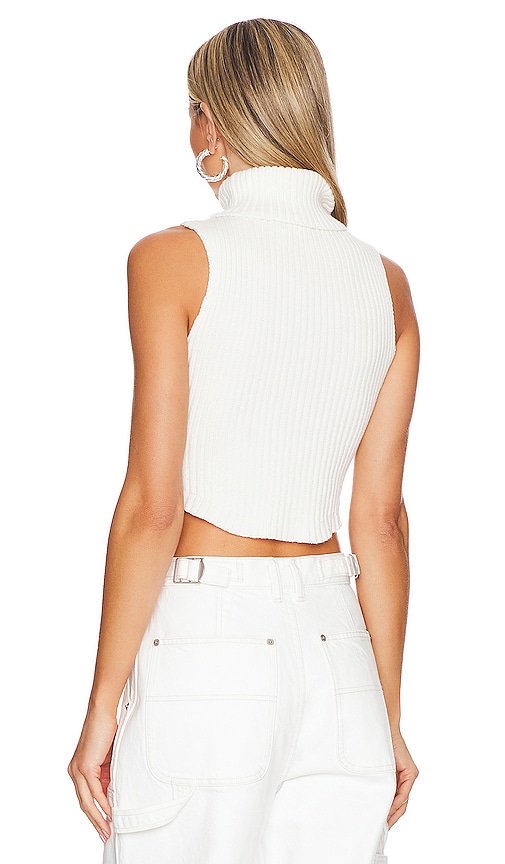 view 3 of 4 Caitlyn Cropped Sweater in Ivory