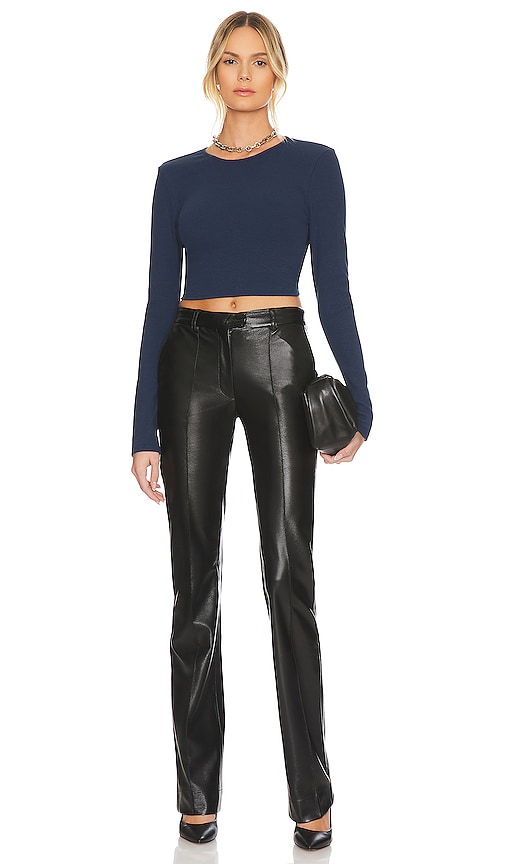 view 4 of 4 Olivia Top in Navy Blue