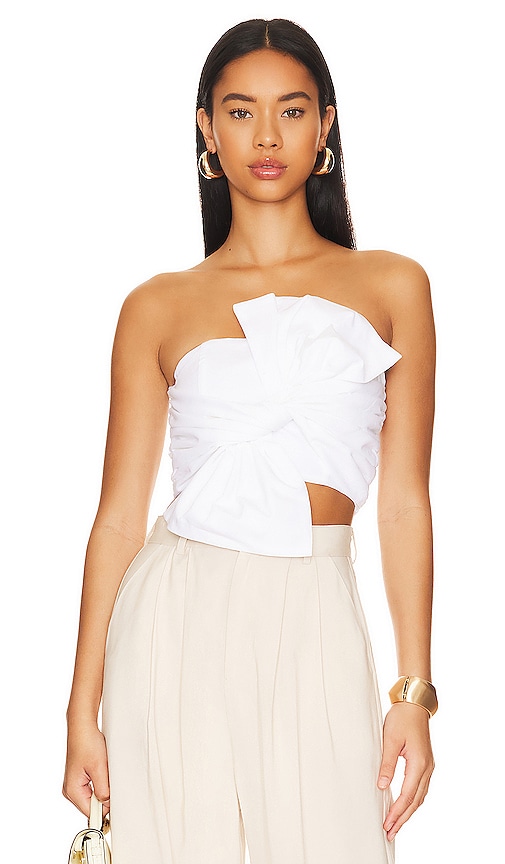 Lovers and Friends Rosalind Crop Top in White