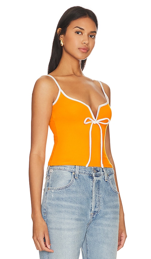 Shop Lovers & Friends Maddison Top In Orange